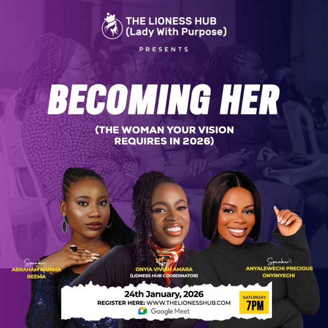 BECOMING HER (the woman your vision requires in 2026)