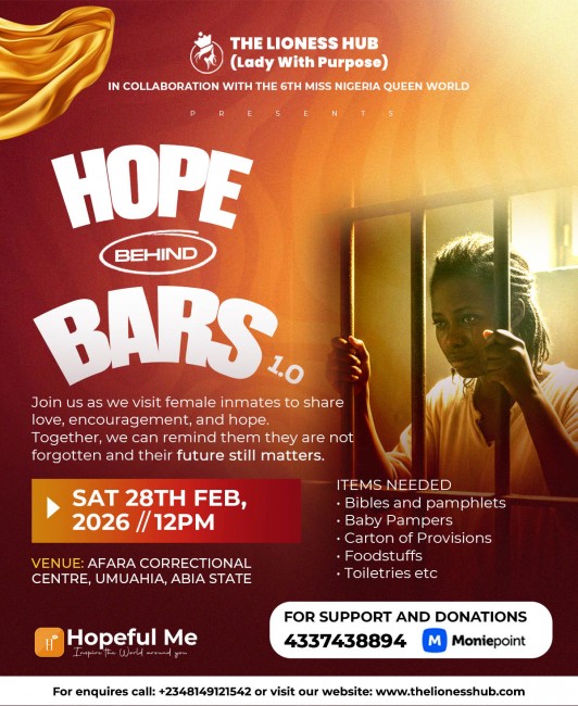 HOPE BEHIND BARS 1.0 